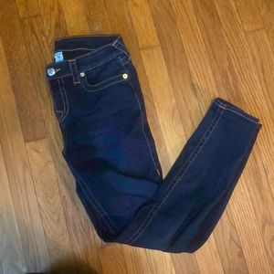 True Religion Halle Mid Rise Super Skinny